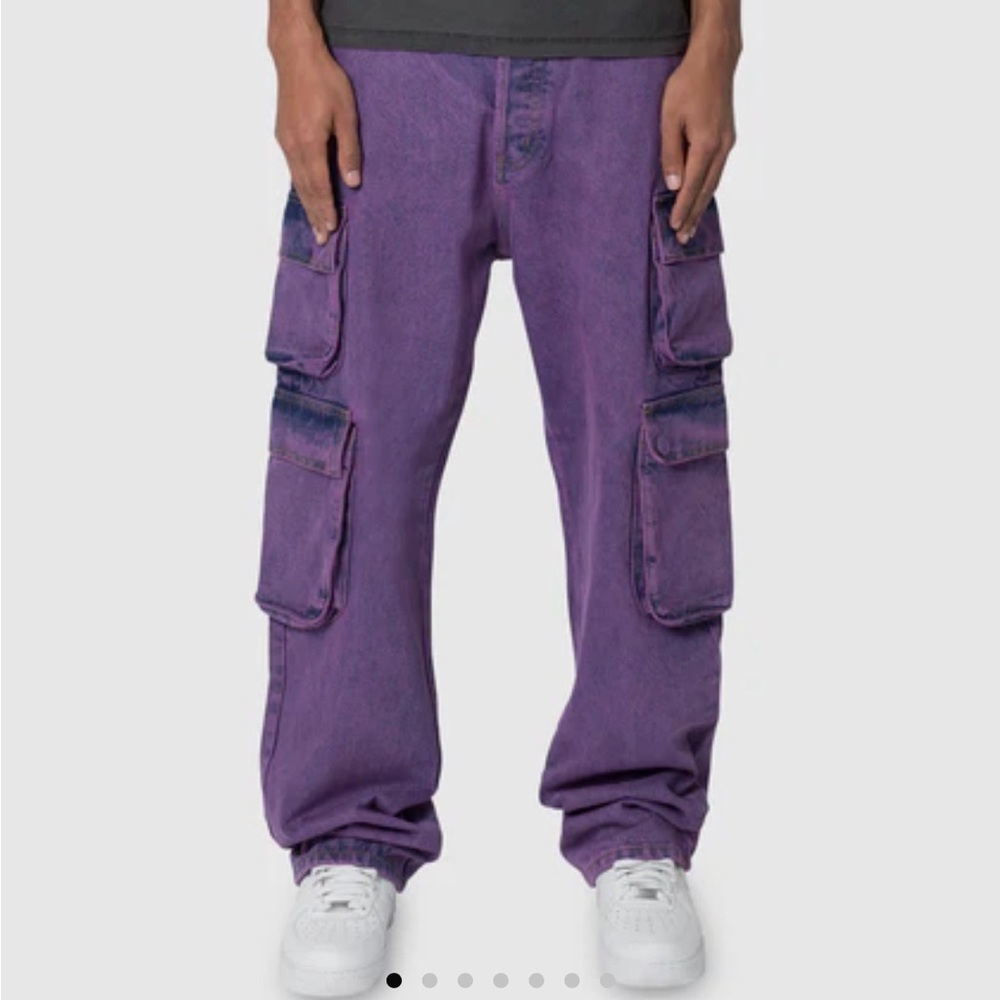 MNML Purple Cargos